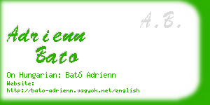 adrienn bato business card